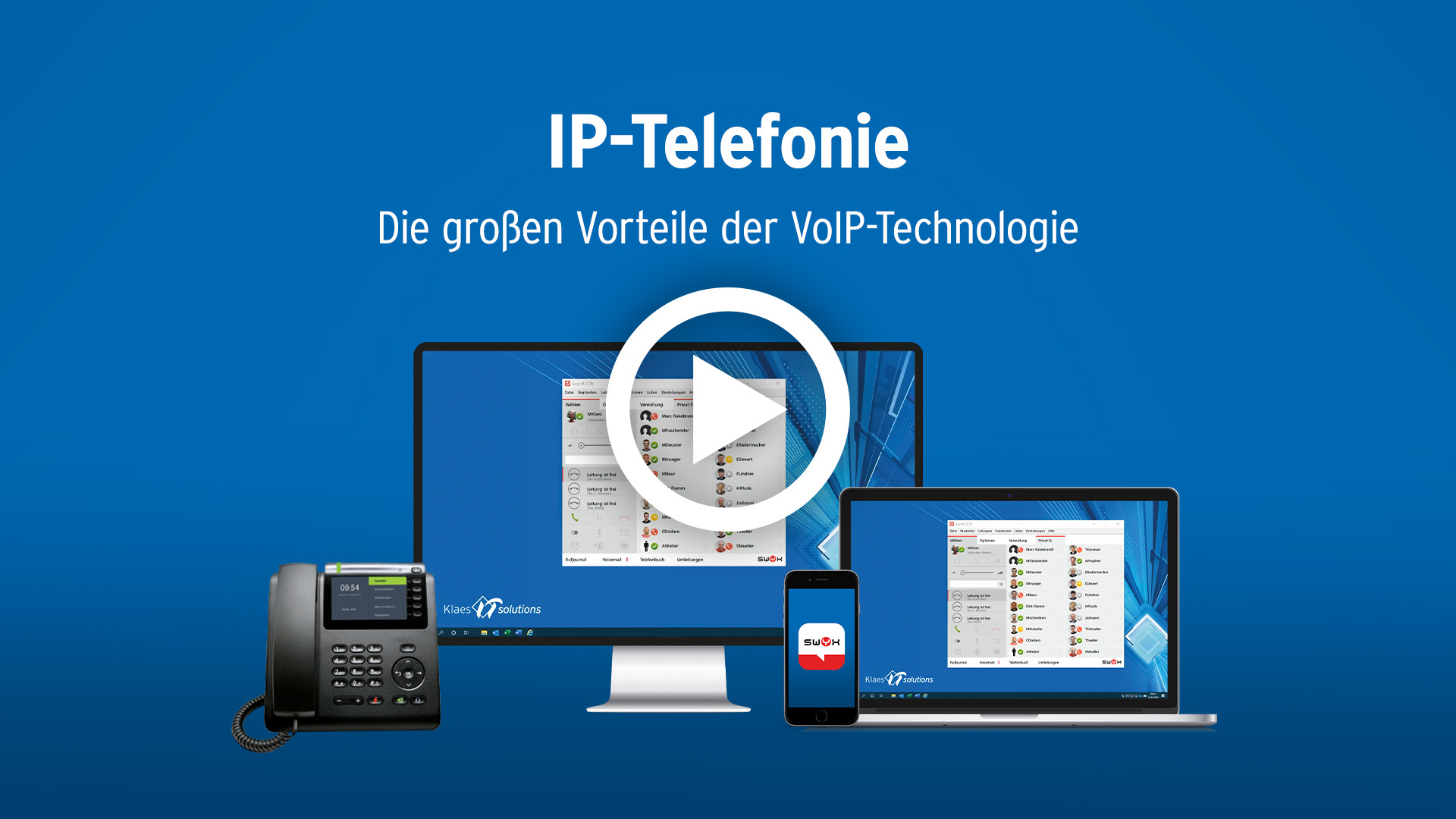 IP-Telefonie mit SwyxIT - Erklärvideo mit Markus Klaes